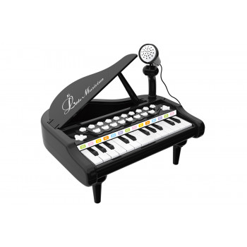 Дитяче піаніно синтезатор Baoli з мікрофоном 24 клавіші (чорний)