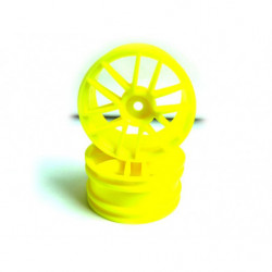 Yellow Spoke Wheel Rims 2P