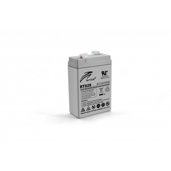 Акумуляторна батарея AGM RITAR RT628, Gray Case, 6V 2.8Ah
