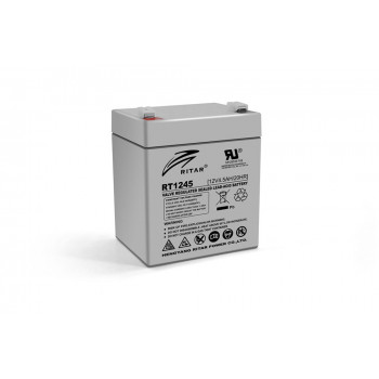 Акумуляторна батарея AGM RITAR RT1245, Gray Case, 12V 4.5Ah